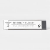 パーソナライズな歯科薬のプロフェッショナル デスクネームプレート (正面)