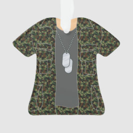 パーソナライズな歴戦の勇士のクリスマスのオーナメント オーナメント