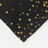 パーソナライズな民族のプリンセスの金ゴールドの日光の子供部屋 フリースブランケット (角)