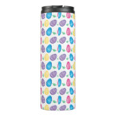 パーソナライズな水彩画のイースターエッグパターン タンブラー (裏面)