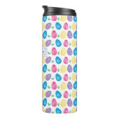 パーソナライズな水彩画のイースターエッグパターン タンブラー (回転右)