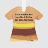 パーソナライズな消防士の消防士のオーナメント オーナメント (裏面)