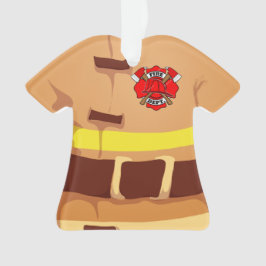 パーソナライズな消防士の消防士のオーナメント オーナメント