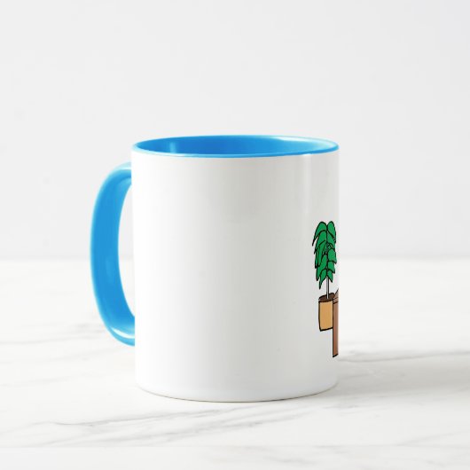 パーソナライズな漫画のマグの会計かCPA マグカップ (正面左)