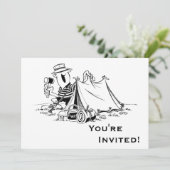 パーソナライズな漫画はキャンプします 招待状 (スタンド正面)