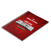 パーソナライズな漫画本のコレクションの目録 ノートブック (左側)