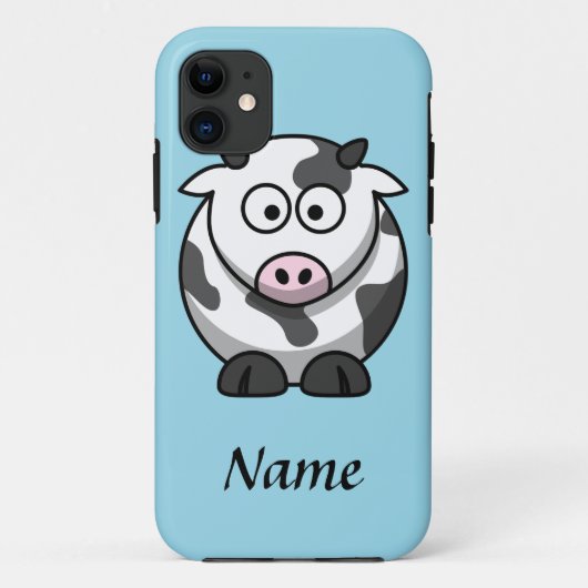パーソナライズな漫画牛 Case-Mate iPhoneケース (裏面)