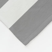 パーソナライズな灰色、珊瑚の花のフリースブランケット フリースブランケット (角)