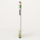 パーソナライズな熱帯花のフラミンゴ Case-Mate iPhoneケース (裏面/右)