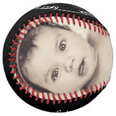 パーソナライズな父の日のカスタム ソフトボール (正面左)
