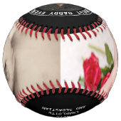 パーソナライズな父の日のカスタム ソフトボール (正面)