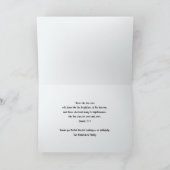 パーソナライズな牧師のリーダーシップの感謝カード サンキューカード (内部)