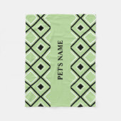 パーソナライズな犬毛布 フリースブランケット (正面)