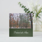 パーソナライズな狩りのテーマの結婚式招待状 招待状 (スタンド正面)