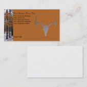 パーソナライズな狩りのテーマの迷彩柄のシカの名刺 名刺 (正面/裏面)