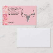 パーソナライズな狩りのテーマの迷彩柄のシカの名刺 名刺 (正面/裏面)