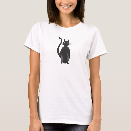 パーソナライズな猫のTシャツ Tシャツ (正面)