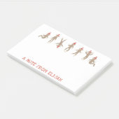 パーソナライズな甘く及び間抜けなソックス猿 ポストイット (アングル)