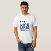 パーソナライズな男性の第50誕生日 Tシャツ (正面フル)