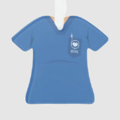 パーソナライズな病院のクリスマスの休日のオーナメント オーナメント (正面)