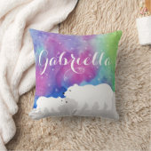 パーソナライズな白くまの装飾用クッション クッション (ブランケット)