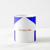 パーソナライズな矢のコーヒー・マグ コーヒーマグカップ (中央)