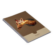 パーソナライズな砂漠のキリンの設計 ノートブック (右側)