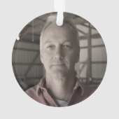 パーソナライズな秘蔵された記憶写真のオーナメント オーナメント (裏面)