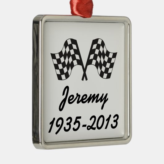 パーソナライズな競争のオーナメントの記念品のギフト メタルオーナメント (右)