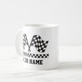 パーソナライズな競争の再結集はギフトに印を付けます コーヒーマグカップ (正面左)