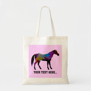パーソナライズな競走馬 トートバッグ