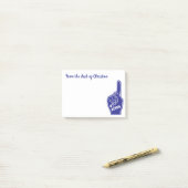 パーソナライズな第1 Admin泡指 ポストイット (デスク上)