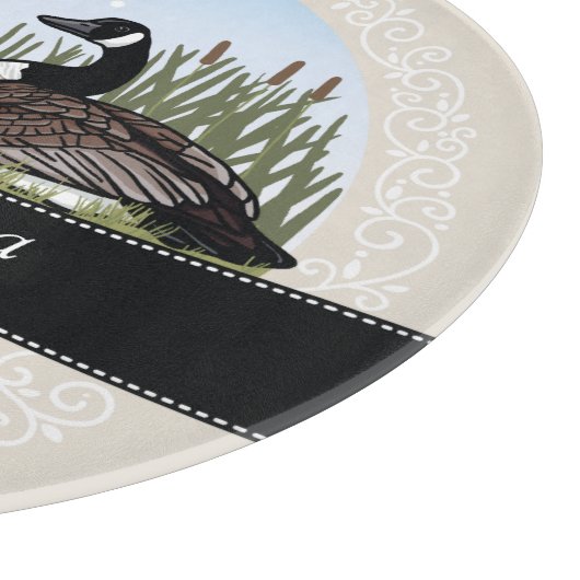 パーソナライズな第30結婚記念日、ガチョウ カッティングボード (角)