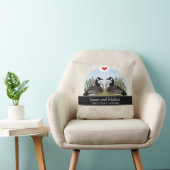 パーソナライズな第30結婚記念日、ガチョウ クッション (椅子)