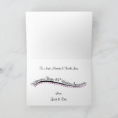 パーソナライズな第45結婚記念日カード カード (内部)