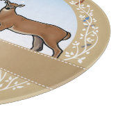 パーソナライズな第50結婚記念日、木びき台及び雌ジカ カッティングボード (角)