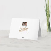 パーソナライズな第50記念日カードか年 カード (裏面)