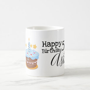 パーソナライズな第50誕生日のマグ コーヒーマグカップ