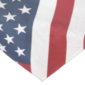 パーソナライズな米国旗のテーブルのランナー ショートテーブルランナー (コーナー)