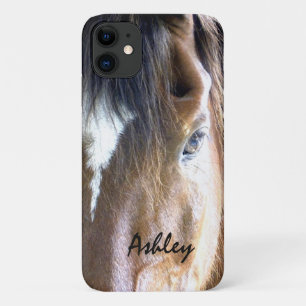 パーソナライズな精神 のウマ科のな馬 iPhone 11 ケース