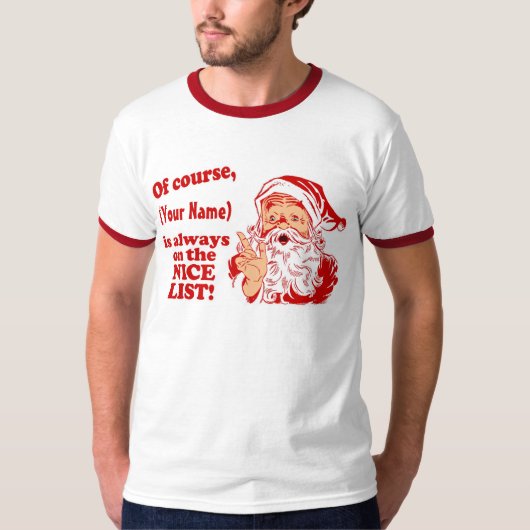 パーソナライズな素晴らしいリスト Tシャツ (正面)