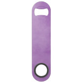 パーソナライズな紫色の羊皮紙 スピード栓抜き (裏面)
