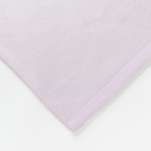 パーソナライズな紫色の魔法の虹のユニコーン フリースブランケット (角)