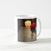 パーソナライズな結婚式のマグ コーヒーマグカップ (正面右)