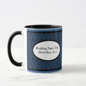 パーソナライズな結婚式のマグ マグカップ (左)