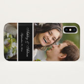パーソナライズな結婚式の写真の記念品 Case-Mate iPhoneケース (裏面(横))
