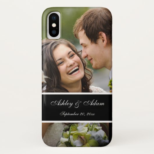 パーソナライズな結婚式の写真の記念品 Case-Mate iPhoneケース (裏面)