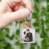 パーソナライズな結婚式の写真愛記念品Keychain キーホルダー (手)