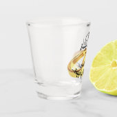 パーソナライズな結婚式の引き出物 ショットグラス (左)