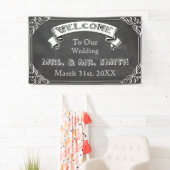 パーソナライズな結婚式、懇親会、お祝いの旗 横断幕 (インサイチュ)